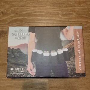 Hammer + Axe Cliffhanger 6-Pack Belt Holder With Bottle Opener New